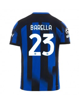 Billige Inter Milan Nicolo Barella #23 Hjemmedrakt 2023-24 Kortermet